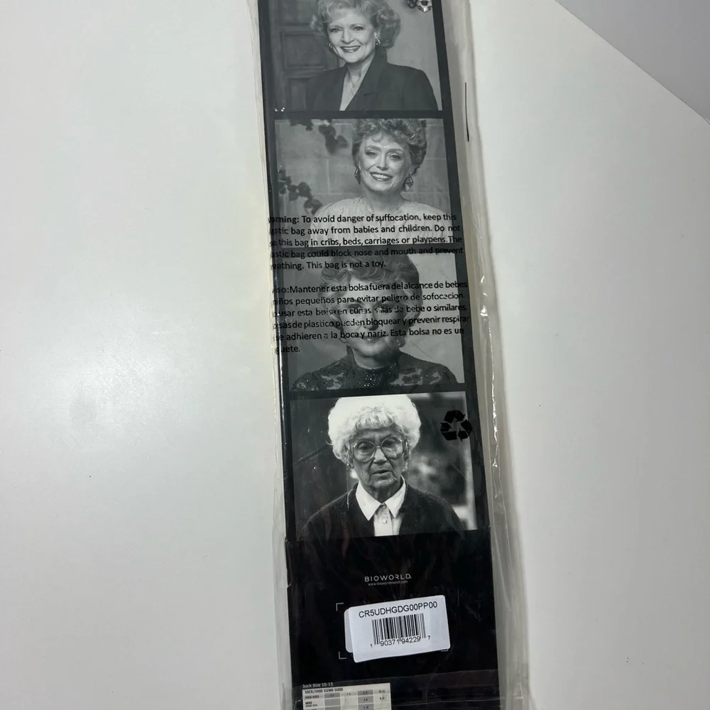 Golden Girls Blanche Devereaux Bioworld Character Socks 90’s 80’s Novelty NEW